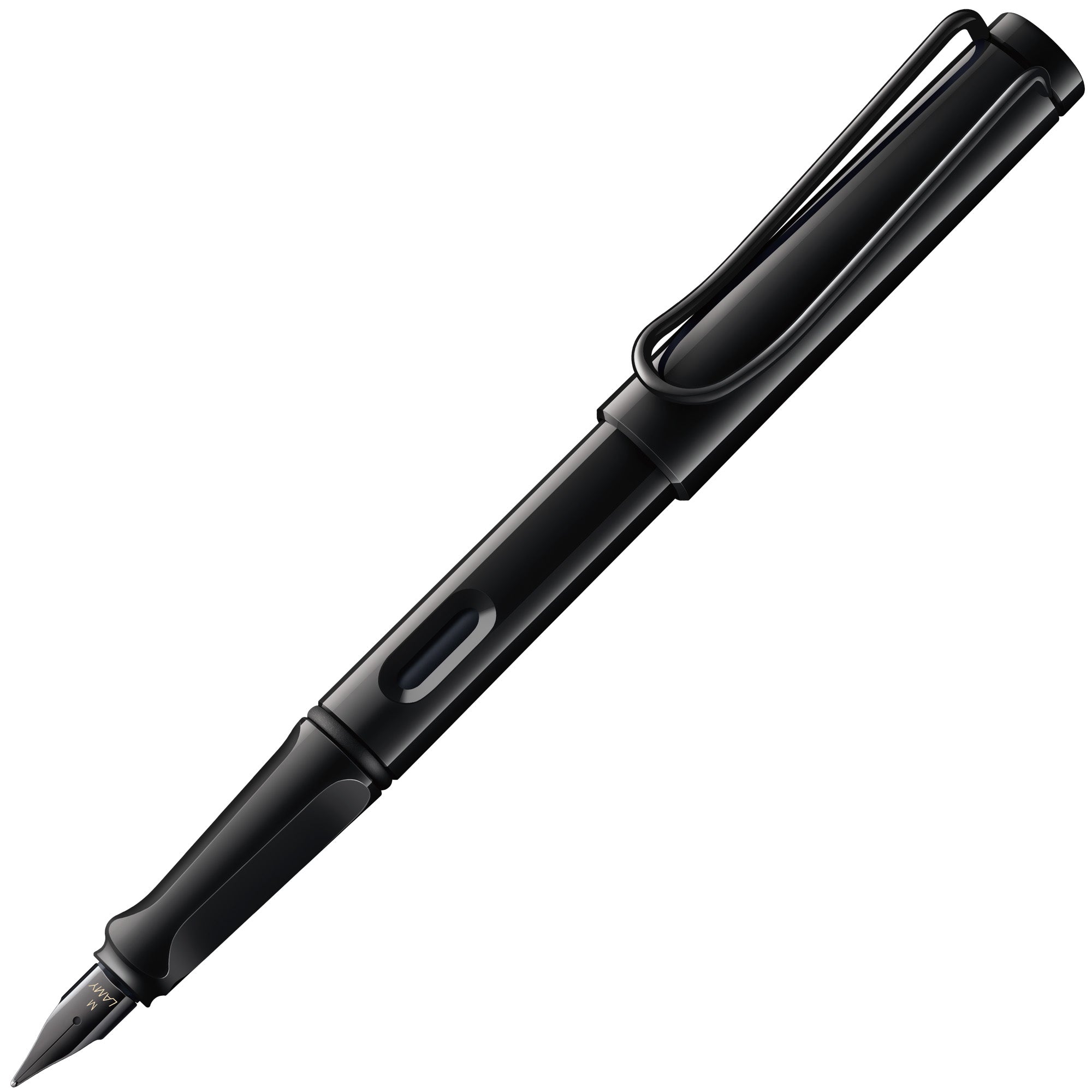 Safari all black fountain pen multicolor