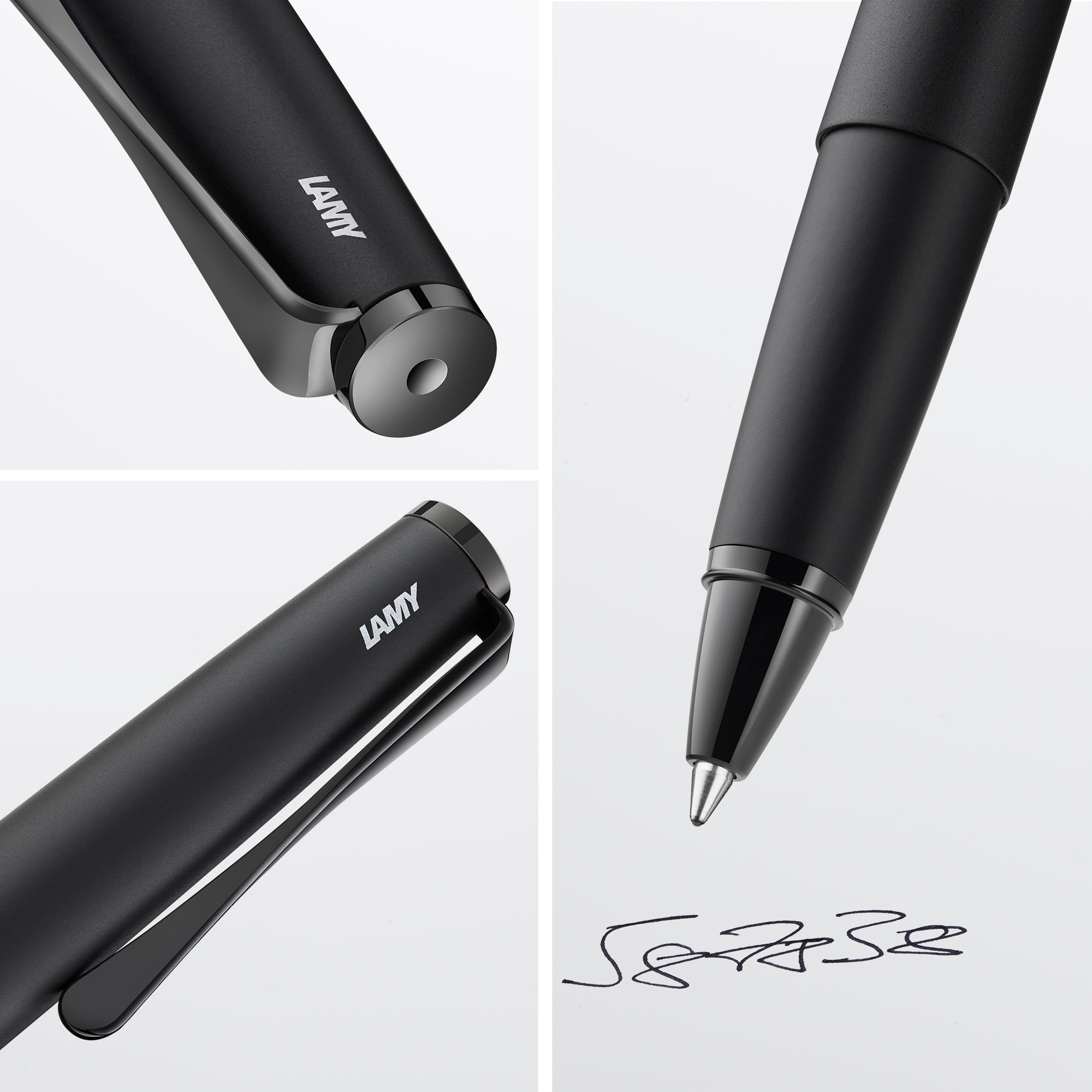 LAMY studio Lx all black rollerball pen