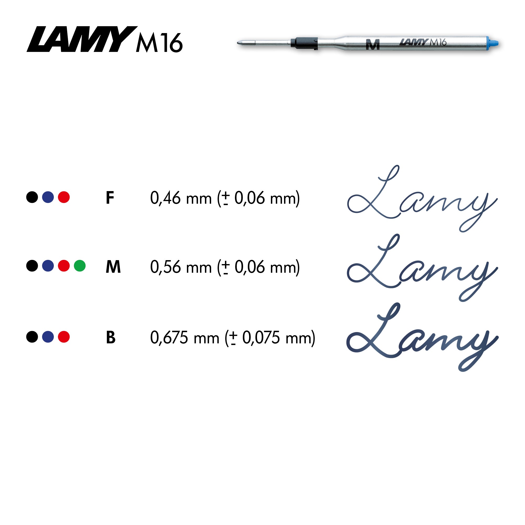 LAMY M16 giant ballpoint pen refill