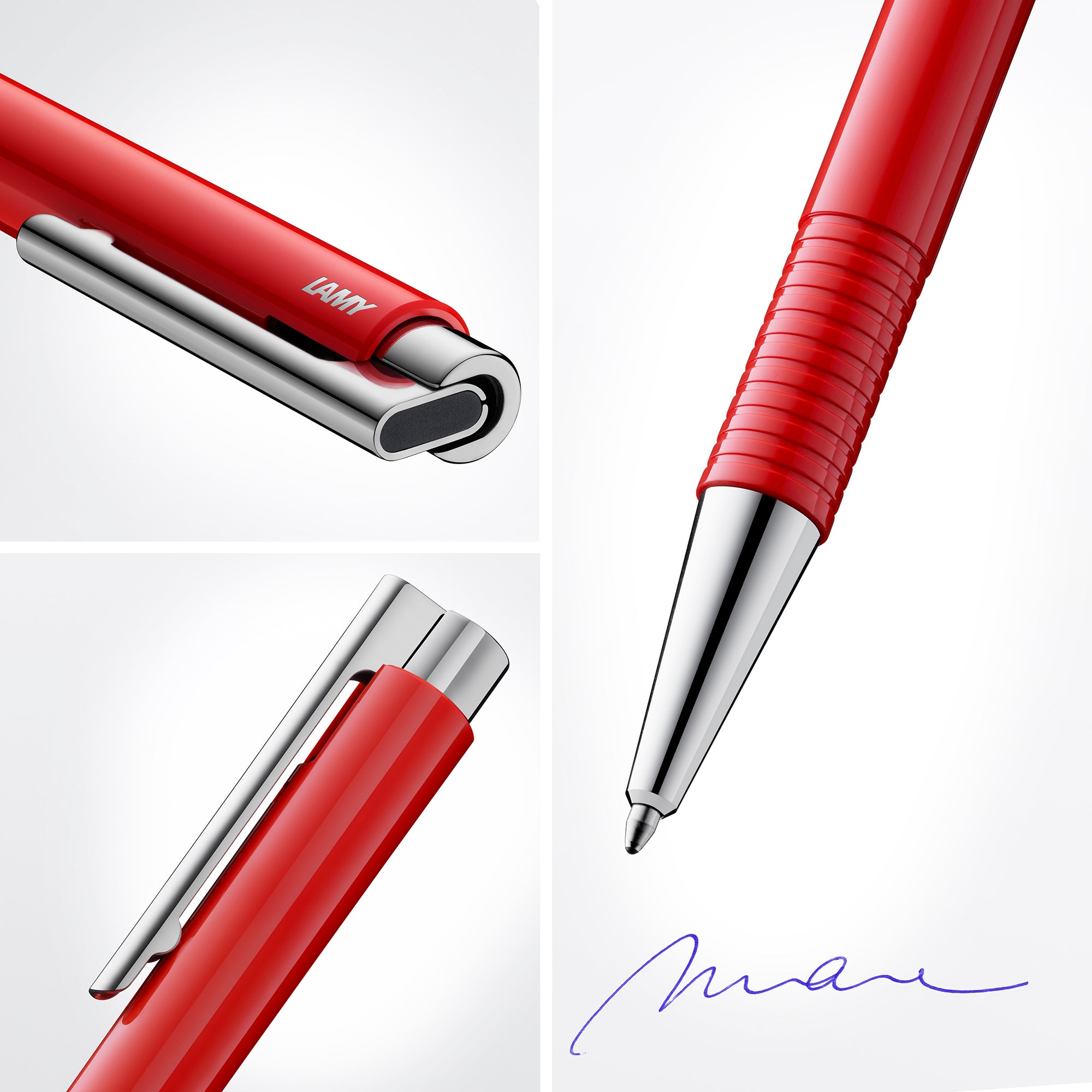 LAMY logo M+ red ballpoint pen