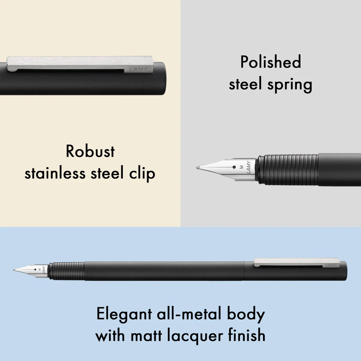 LAMY cp 1 svart Reservoarpenna