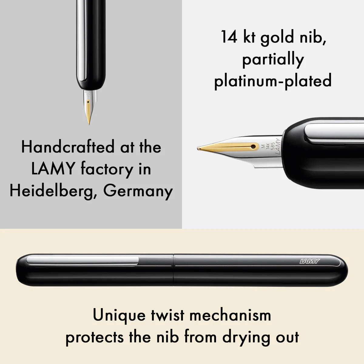 LAMY dialog 3 pianoblack Fountain pen
