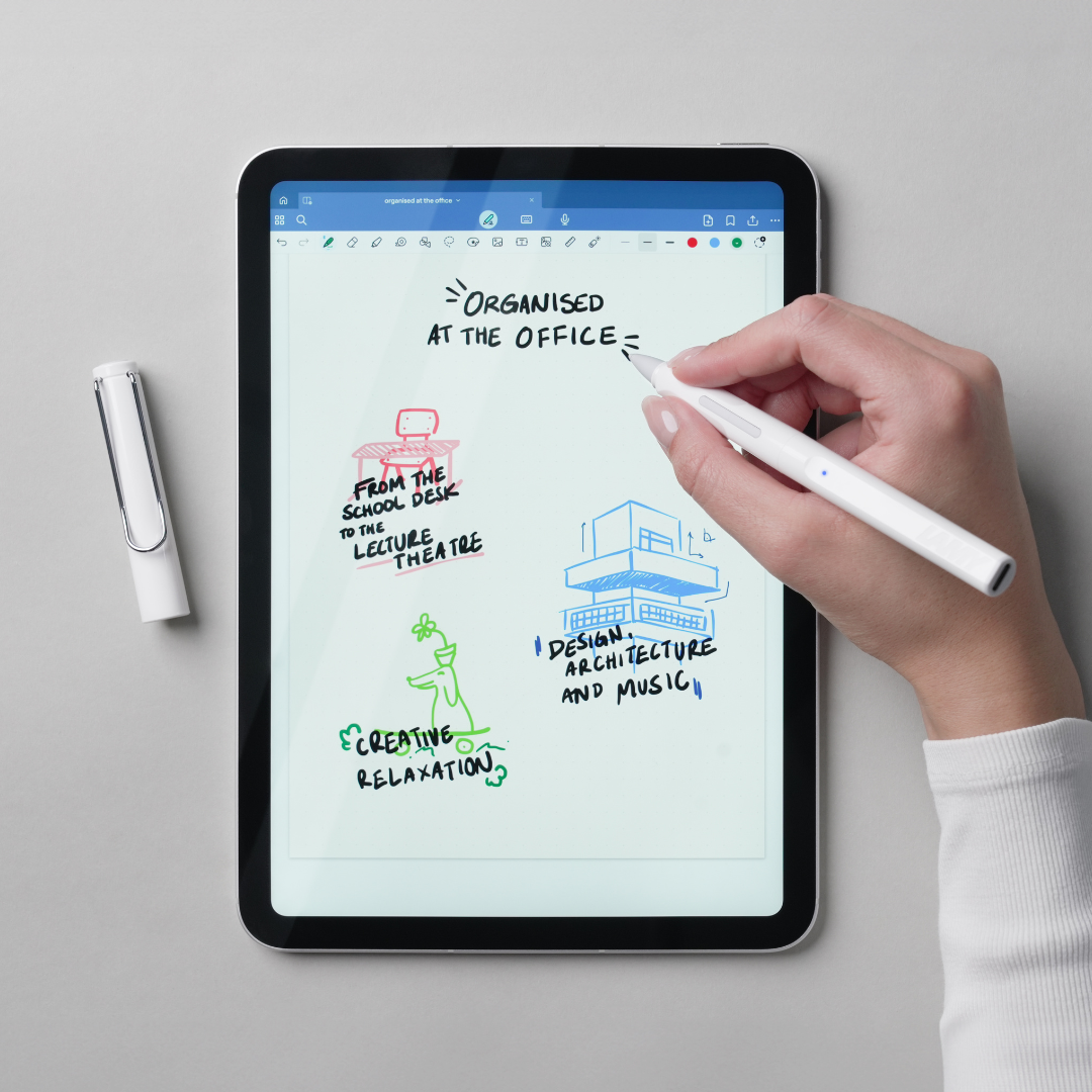 LAMY safari note+ Digital Writing for iPad -  Glossy white