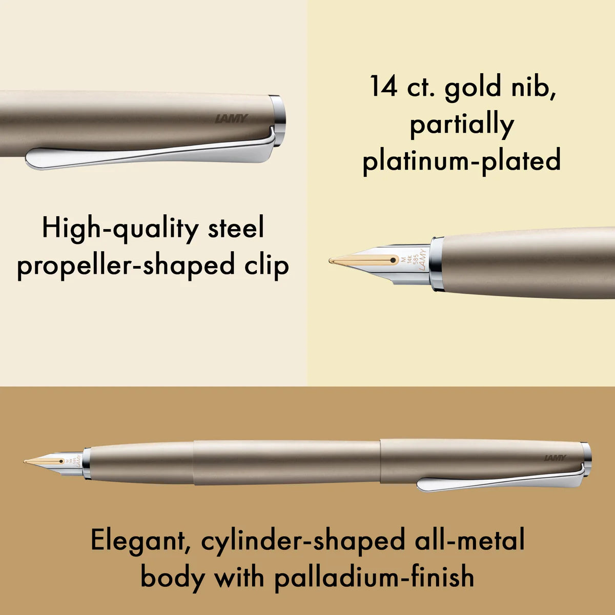LAMY studio Palladium Reservoarpenna