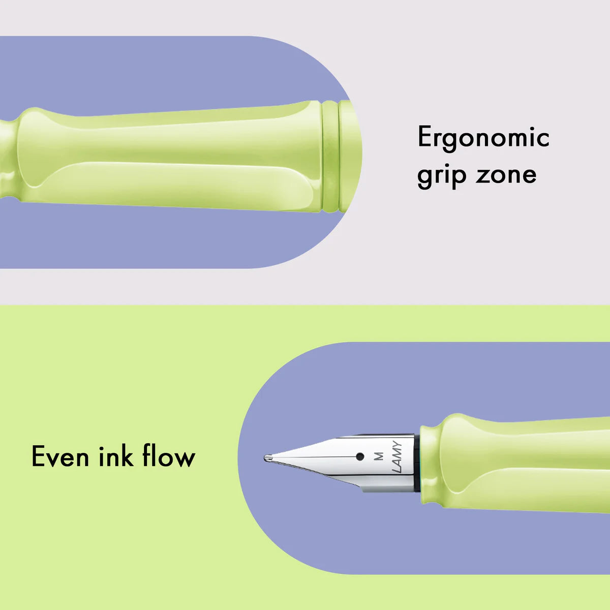 LAMY safari vårgrön reservoarpenna