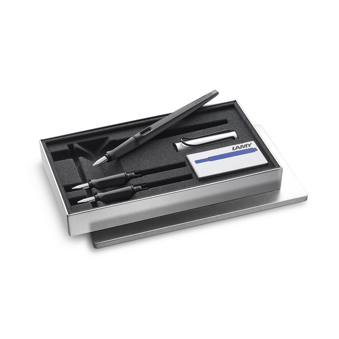 LAMY joy calligraphy pen set AL black