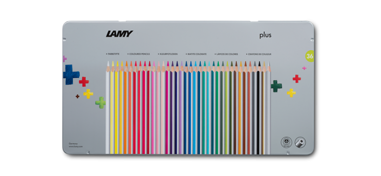 LAMY plus colored pencils 36st metal box