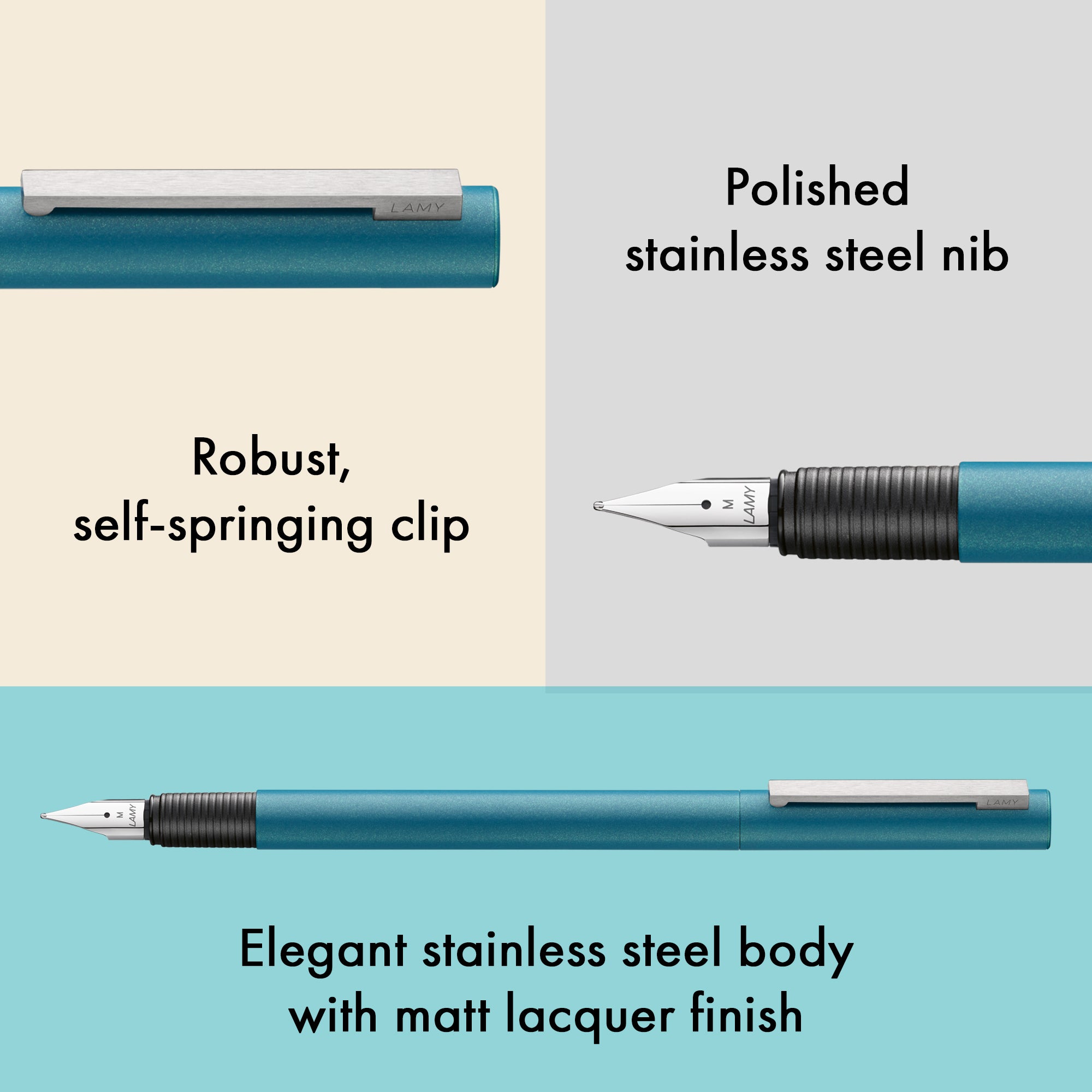 LAMY cp 1 aquamarine Fountain pen