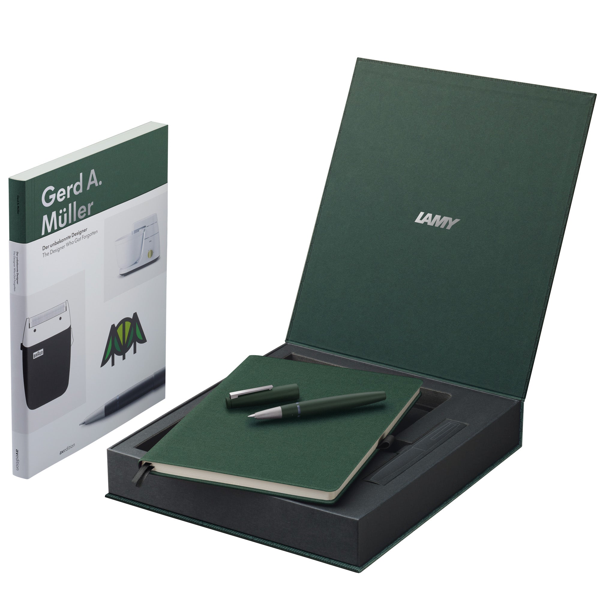 LAMY 2000 pine green gift set - Limited Edition