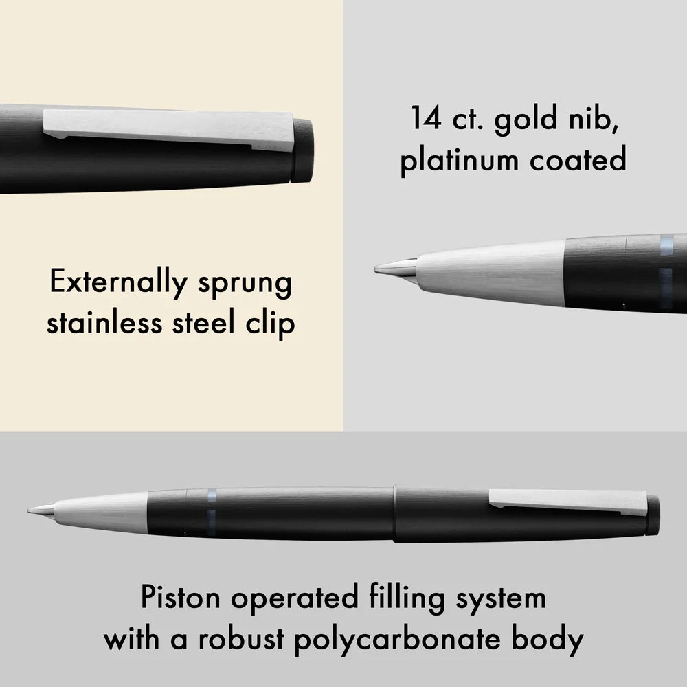 LAMY 2000 black fountain pen