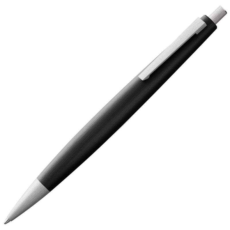 LAMY 2000 black Ballpoint pen / fibreglass / stainless steel, matt brushed finish / with giant refill LAMY M 16 M black