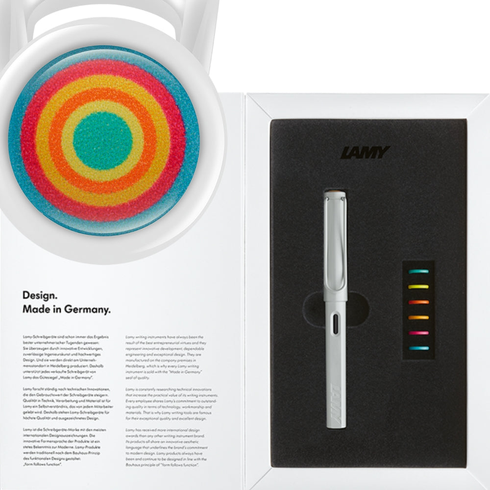 LAMY safari all white multicolor gift set