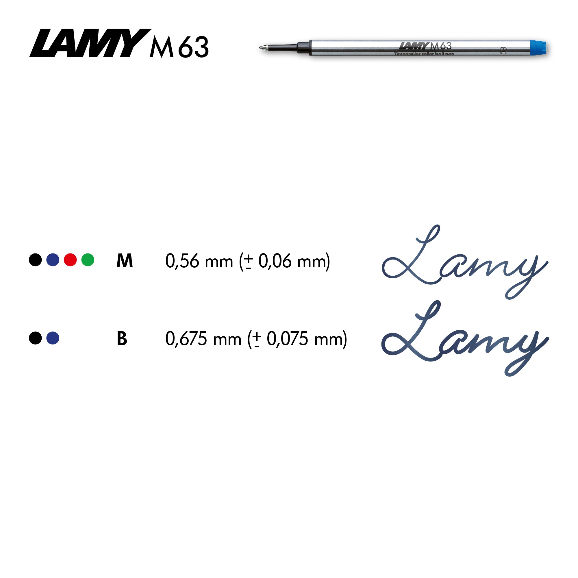 LAMY M63 rollerball refill