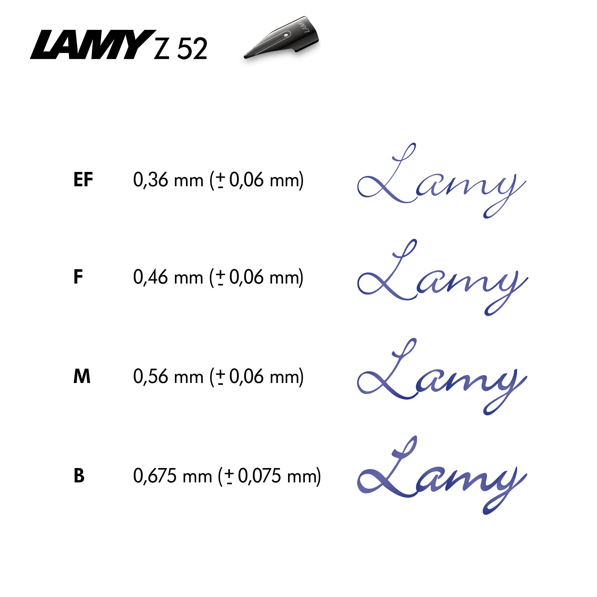 LAMY Z52 LX Nib