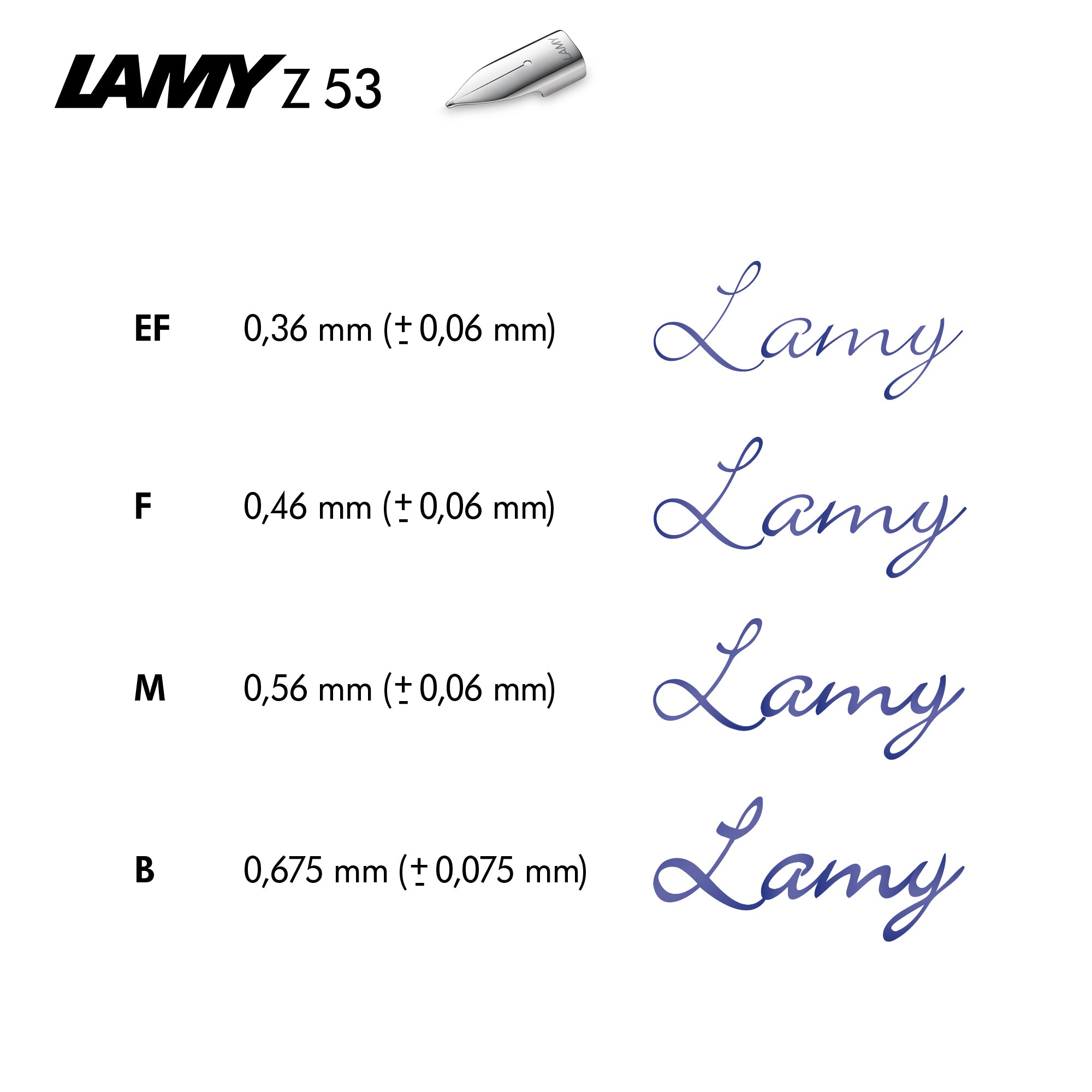 LAMY Z53 nib