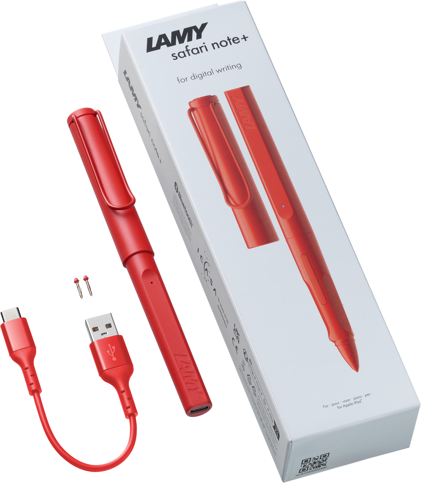 LAMY Safari note+ Digital Writing for iPad - Glossy red