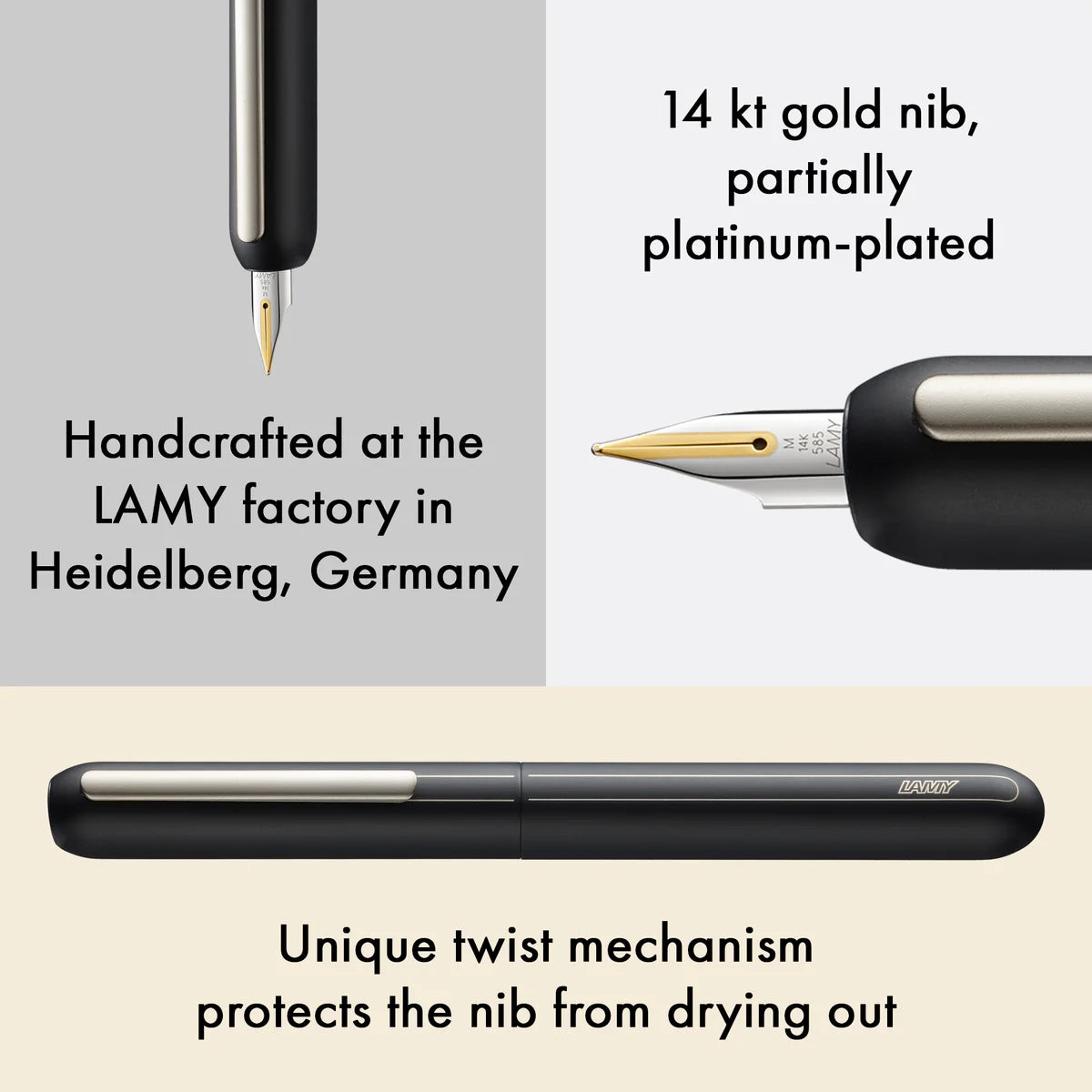 LAMY dialog 3 matt black Fountain pen