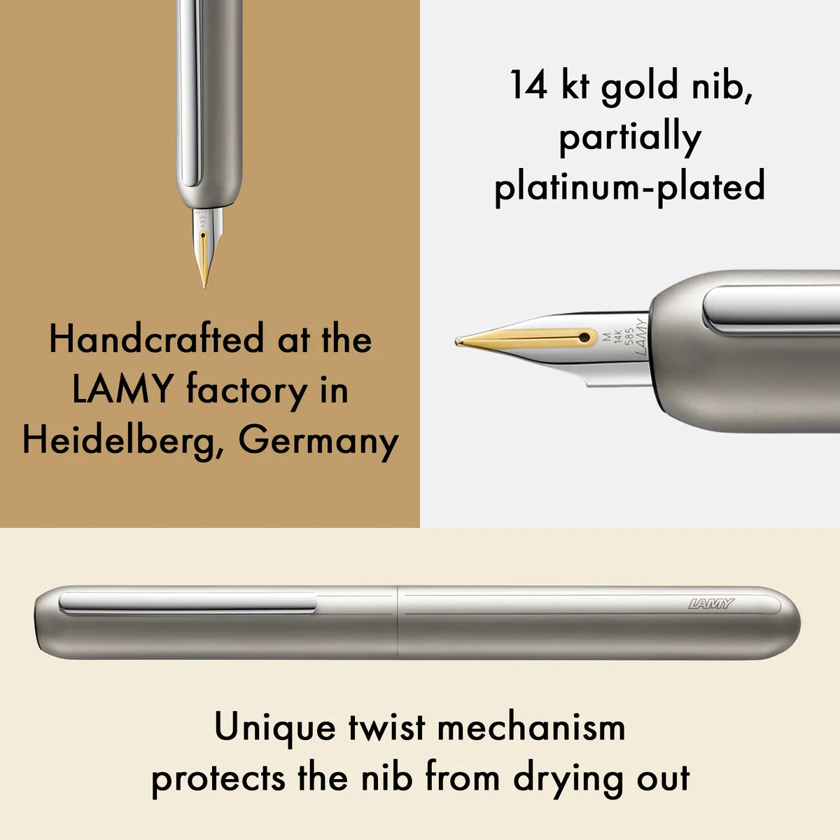 LAMY dialog 3 Palladium Fountain pen