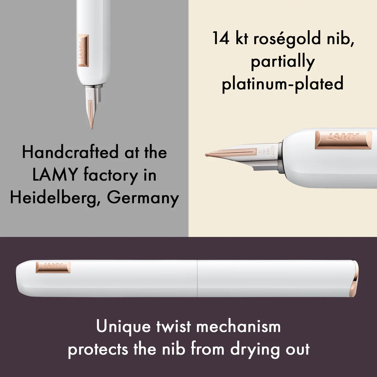 LAMY dialog cc white fountain pen