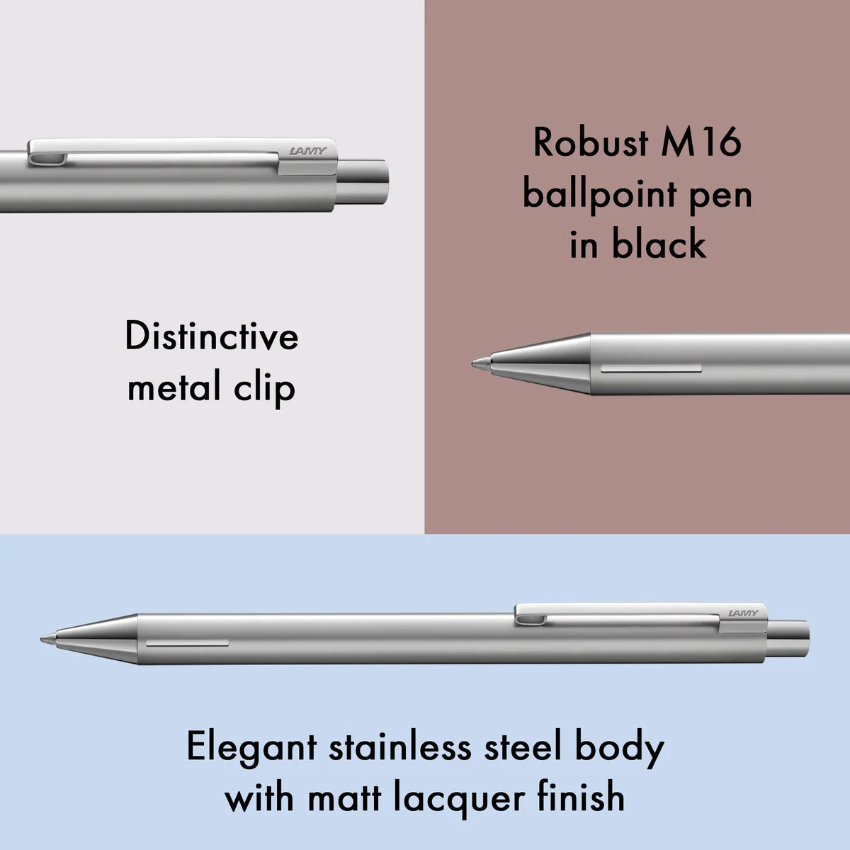 LAMY econ Kulspetspenna silver