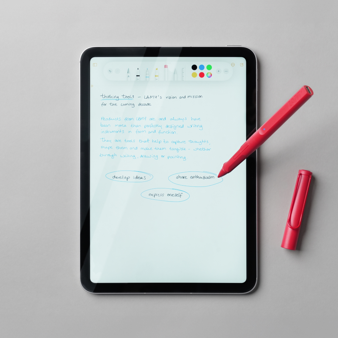 LAMY Safari note+ Digital Writing for iPad - Glossy red