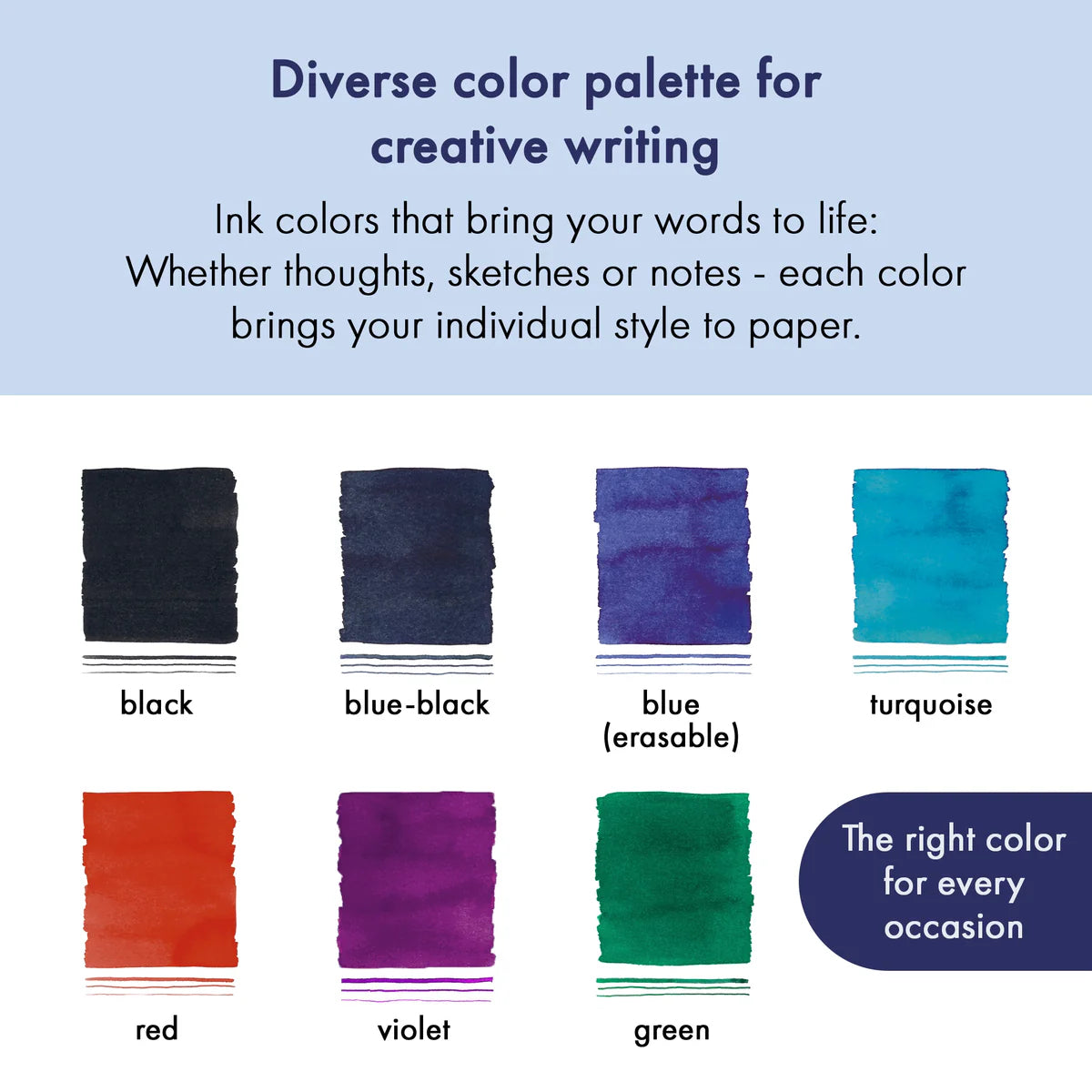 LAMY T10 bläckpatroner - blå