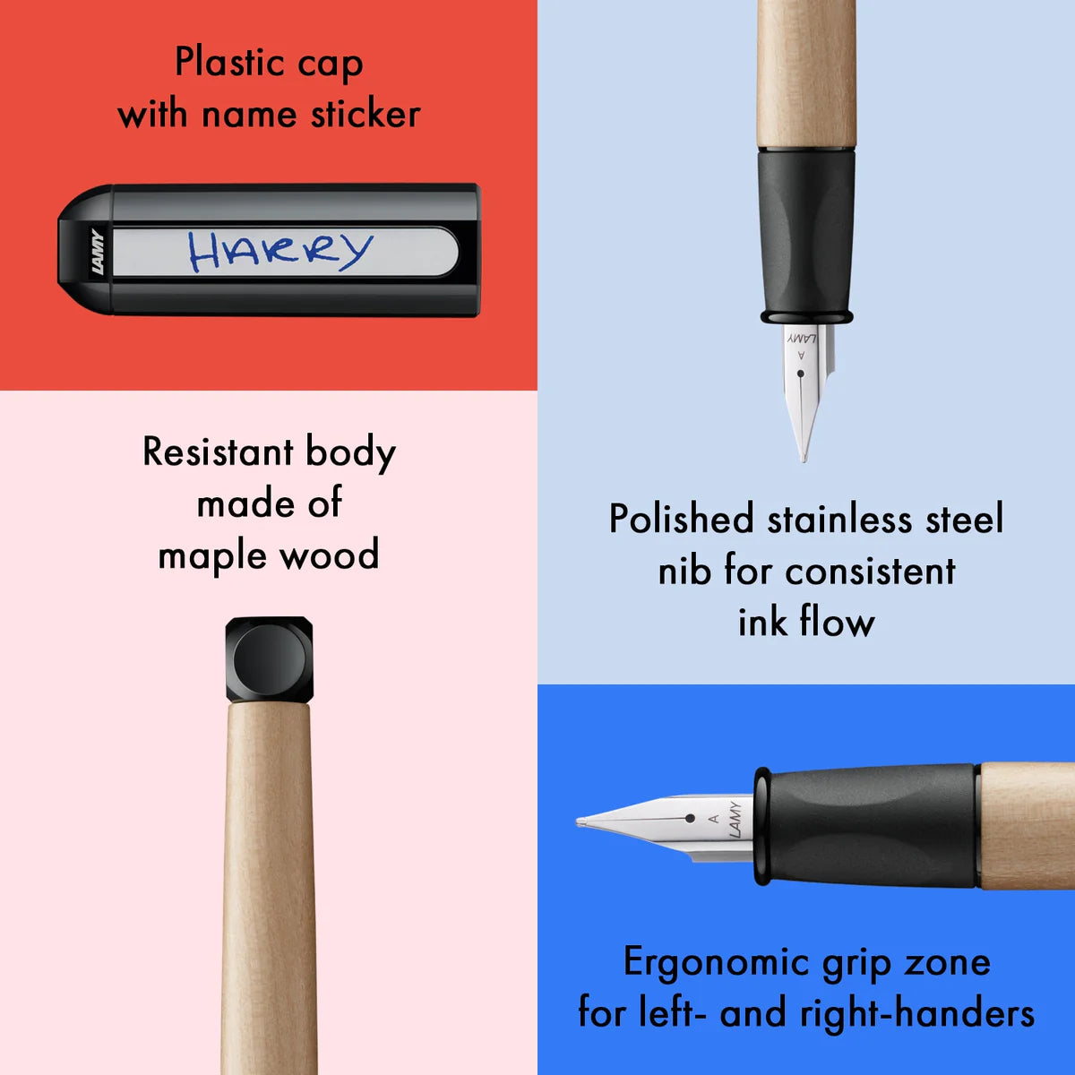 LAMY abc svart reservoarpenna