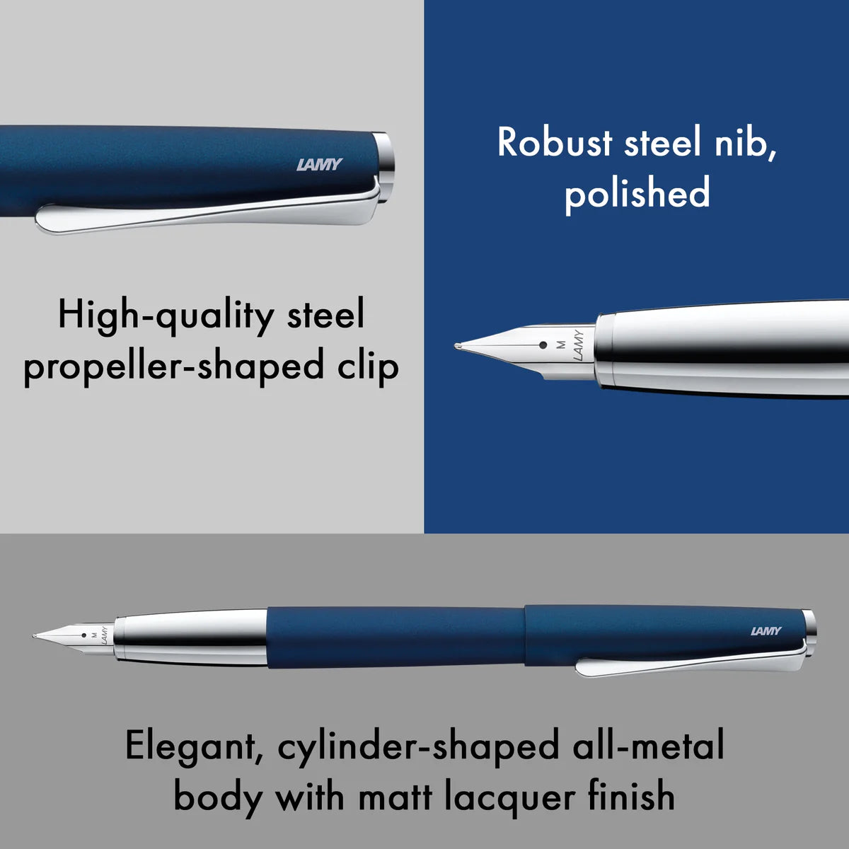 LAMY studio imperialblue Reservoarpenna