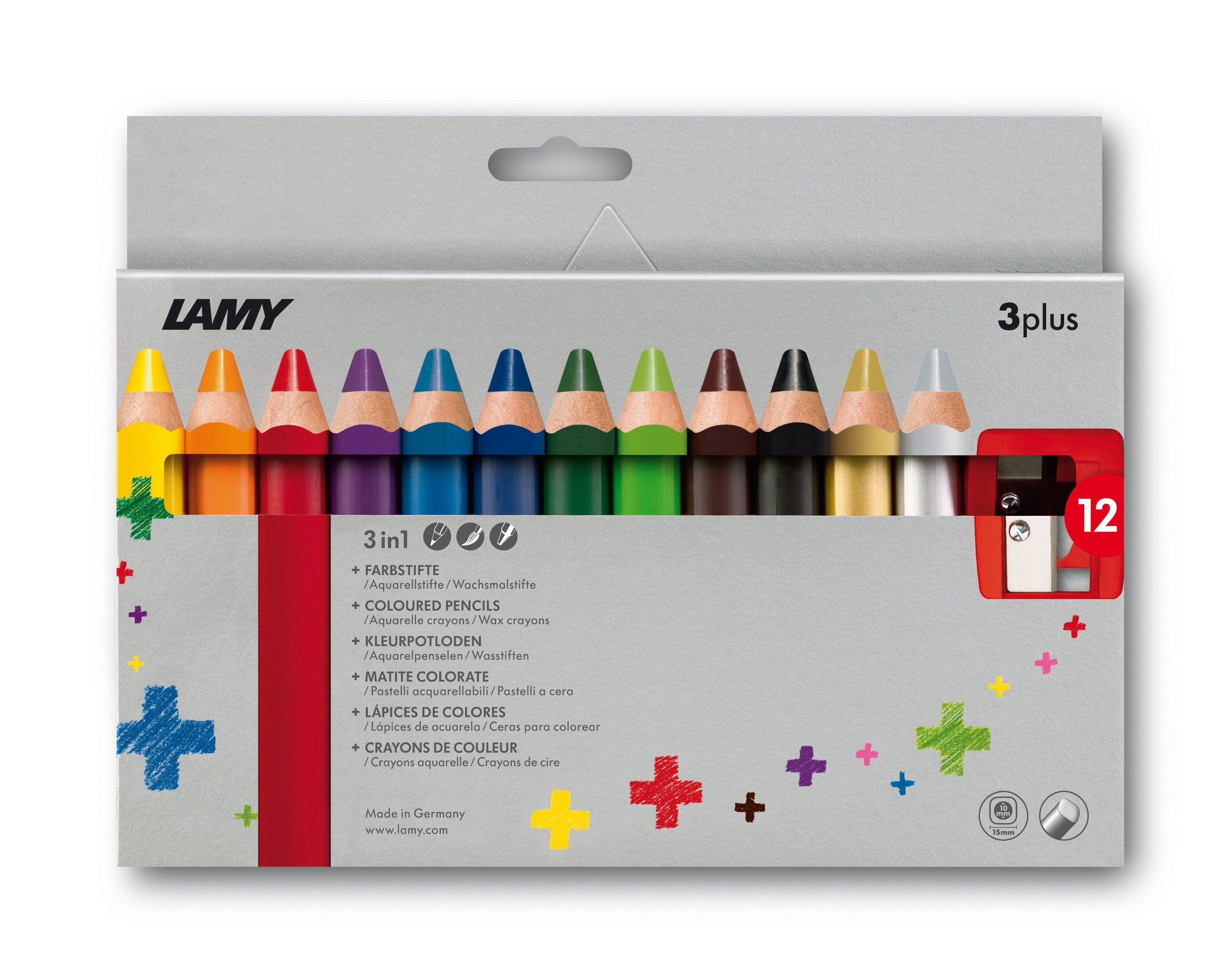 LAMY 3plus colored pencils 12st