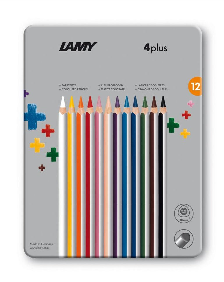 LAMY 4plus colored pencils metal box 12st