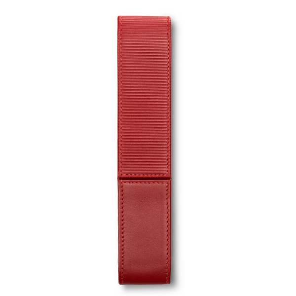 LAMY A314 Premium Leather Pen Pouch Red for 1 pen