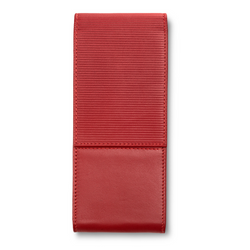 LAMY A316 Premium Leather Pen Pouch Red for 3 pens