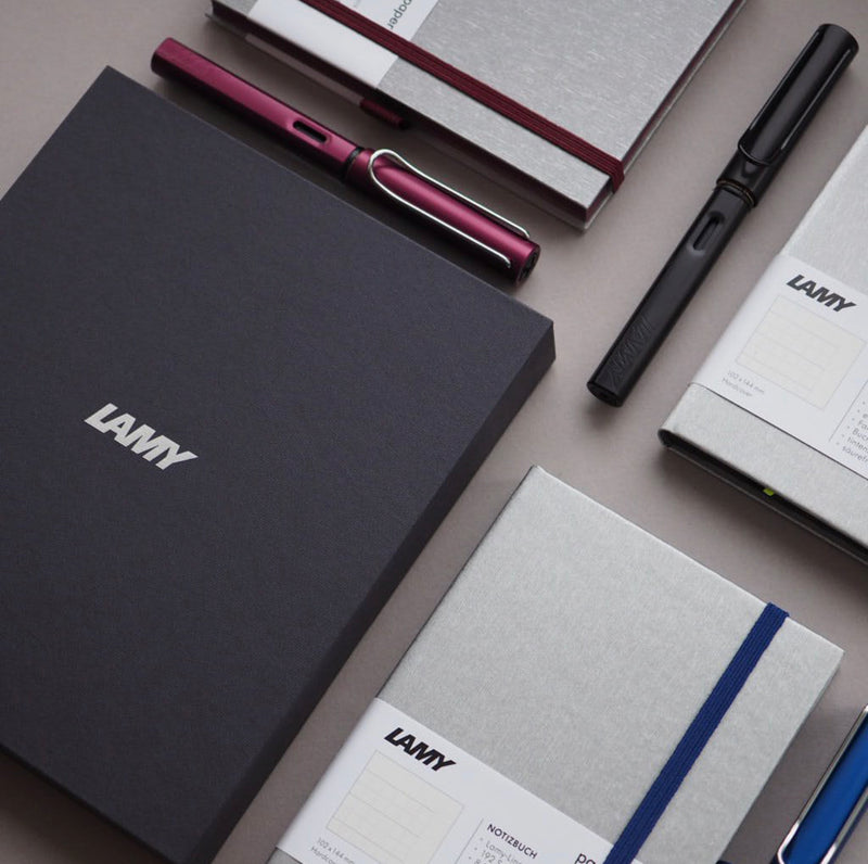 LAMY AL-star + notebook gift set - black purple