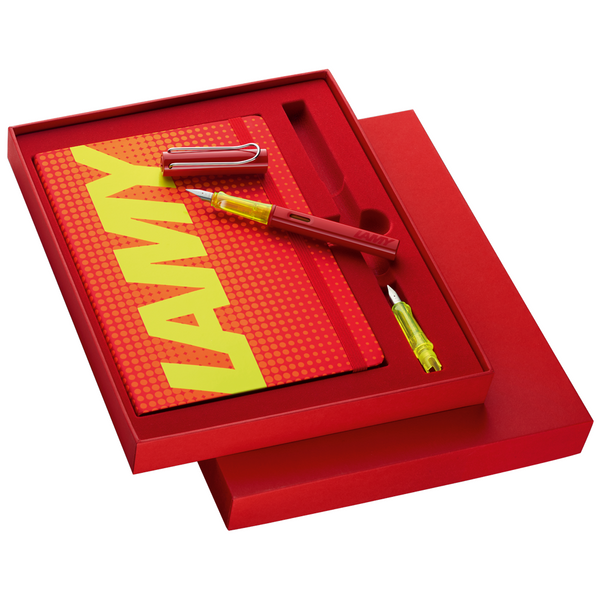 LAMY AL-star glossy red + paper notebook set - special edition 2022