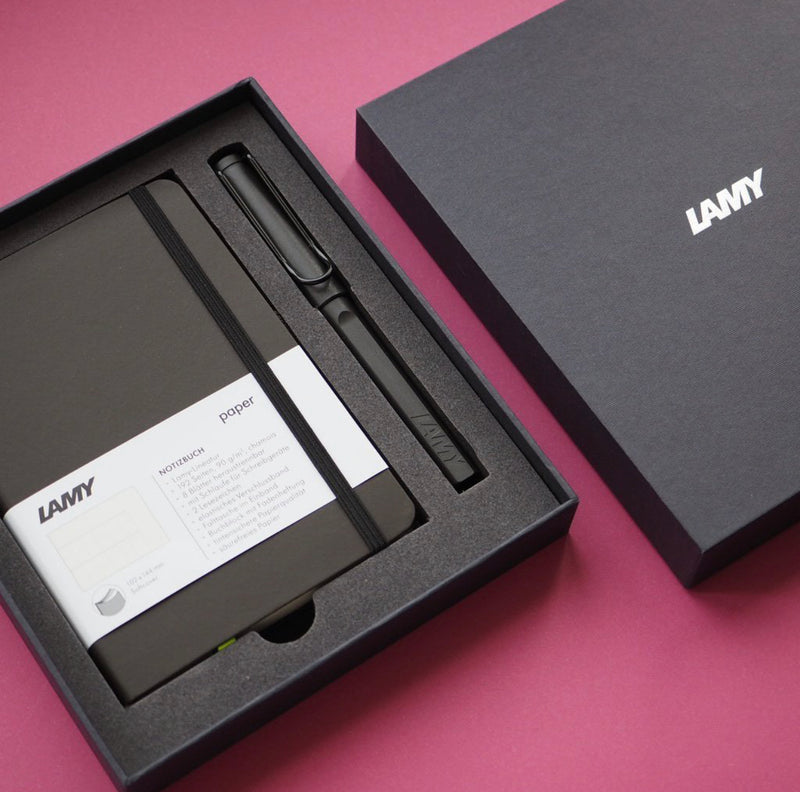 LAMY safari + notebook A6 gift set