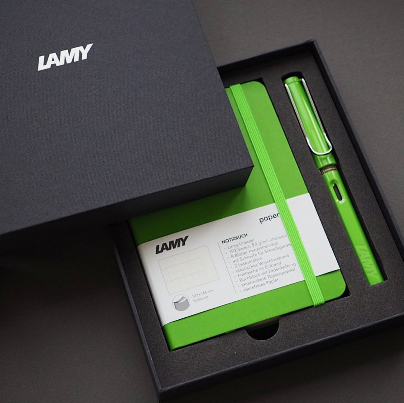 LAMY safari + notebook A6 gift set